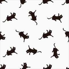 seamless cat pattern