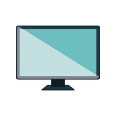monitor display isolated icon