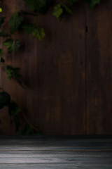 vintage wooden room background