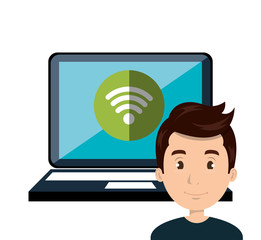 internet communication technology isolated icon vector illustration design