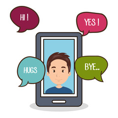 internet communication technology isolated icon vector illustration design