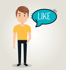 people talking speech communication vector illustration design