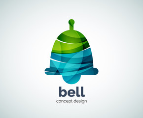 Vector Christmas bell logo template