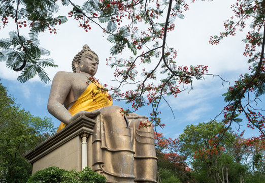 Big outdoor Buddha image
