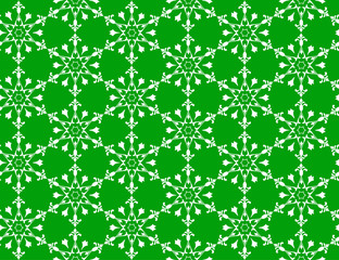 Pattern with snowflakes