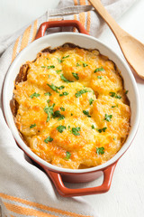 Potato gratin with cheese