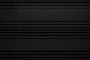 Obraz premium układ linii bocznicy czarny materiał papierowy tło 3d render