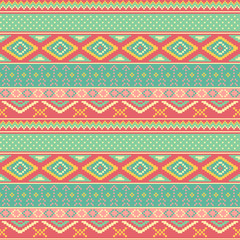 Ethnic boho seamless patterns. Vintage ornament. Vector illustra