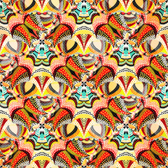 bright abstract seamless pattern