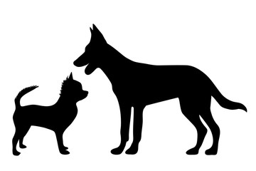 Vector illustration of dog.