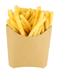 French Fries In A Cardboard Scoop