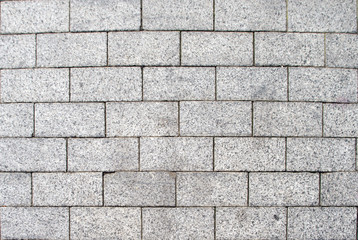 Gray paving slabs
