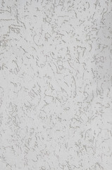 Wall covered with putty