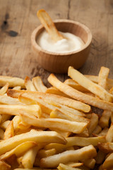 fries french sour cream still life