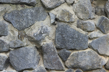Stone wall close up