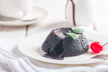 Hot chocolate pudding