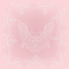 Butterfly Abstract decorative pattern 
