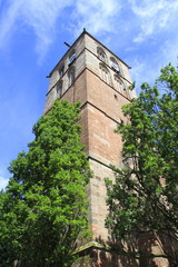 Fototapeta na wymiar Die Stadtkirche in Bad Hersfeld