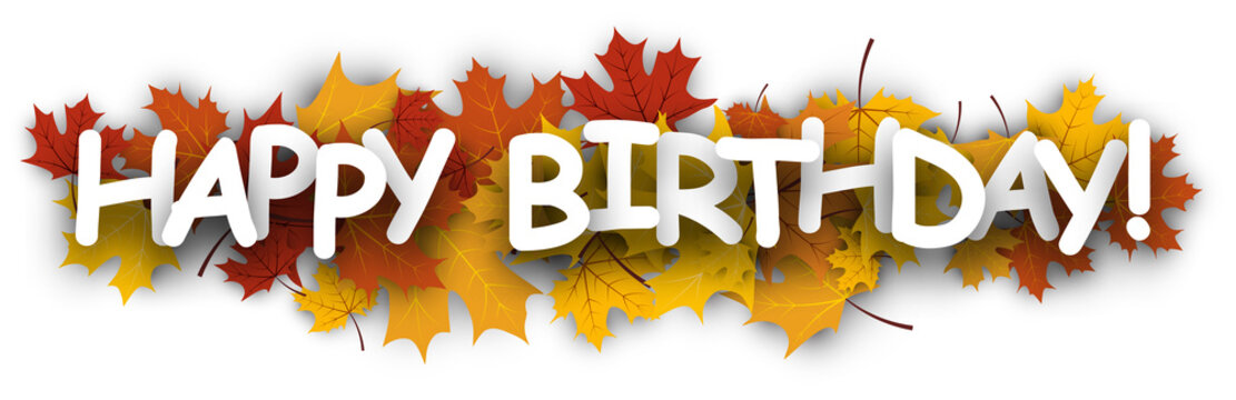 fall birthday images