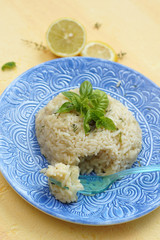 Risotto al limone e erbe aromatiche