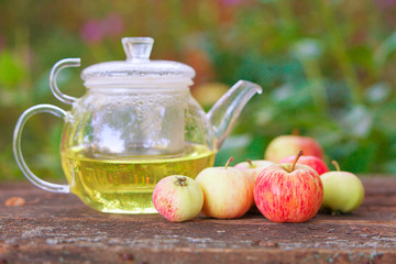 green tea in beautiful cup