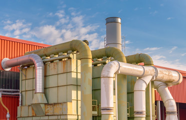 System of filtration of a factory