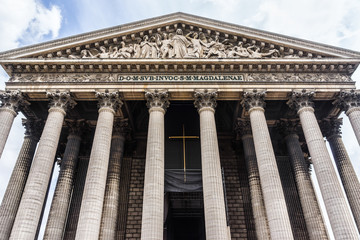 Eglise de la Madeleine - temple to glory of Napoleon army. Paris
