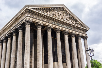 Eglise de la Madeleine - temple to glory of Napoleon army. Paris