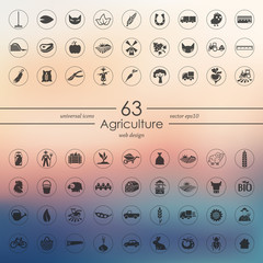 Set of agriculture icons