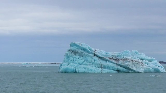 svalbard view of the icebergs and glaciers