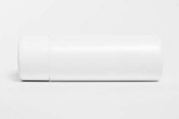 White bottles isolated on white
