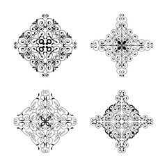  Decorative element collection vintage style for your design