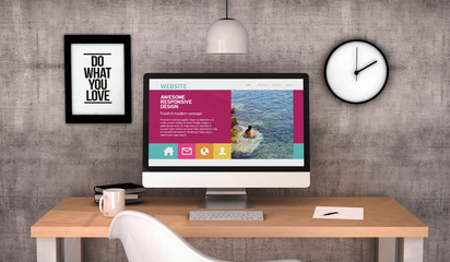 workspace computer responsive website