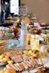 Various food arranged on the table