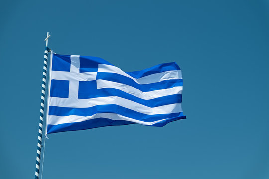 griechische Flagge, Stock-Vektor