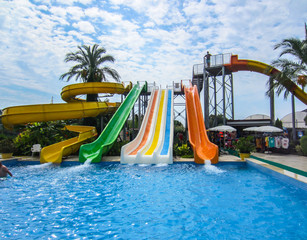 Aquapark sliders