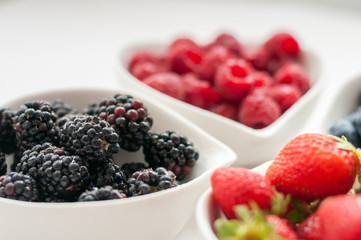 blueberries raspberries strawberries blackberries