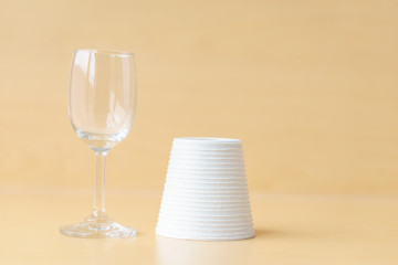 Wine glass decoration