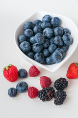 blueberries raspberries strawberries blackberries