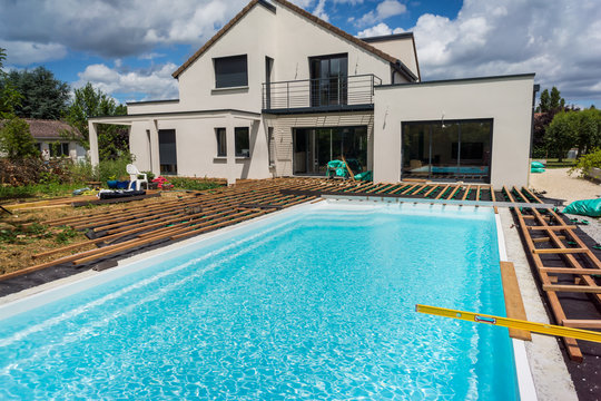 Maison terrasse piscine