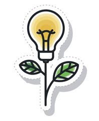 bulb light isolated icon vector illustration design