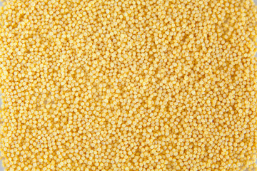 Millet isolated on white background