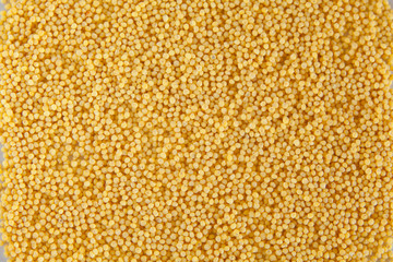 Millet isolated on white background