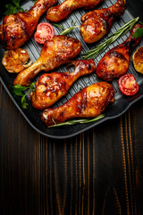 roasted chicken legs with herbs