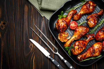 roasted chicken legs with herbs