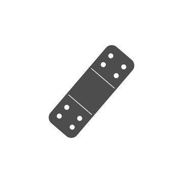 Icono de banda adhesiva m&eacute;dica sobre fondo blanco