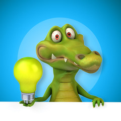 Fototapeta premium Fun crocodile