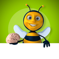 Naklejka premium Fun bee