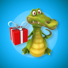 Fototapeta premium Fun crocodile