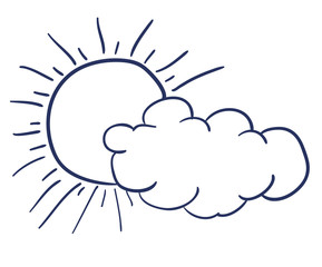 cloud single isolated icon vector illustration design